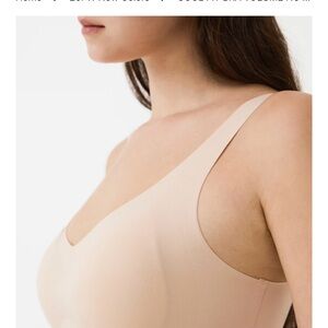 Verish Cool Fit Bra Volume No Hook - Beige - Size L